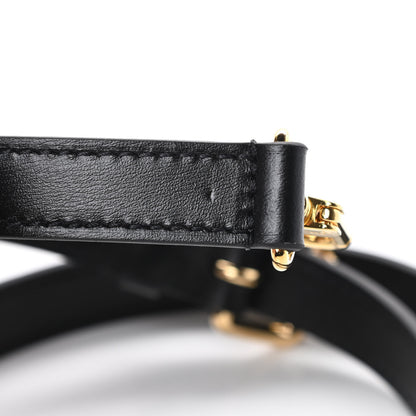 Louis Vuitton Calfskin Metis Adjustable Shoulder Strap Black 4 of 4