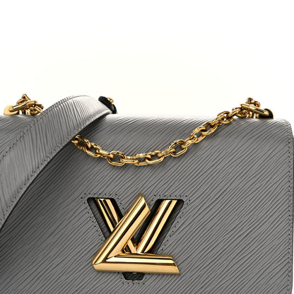 Louis Vuitton Epi Twist Shoulder Bag MM Gris Cloudy 8 of 11