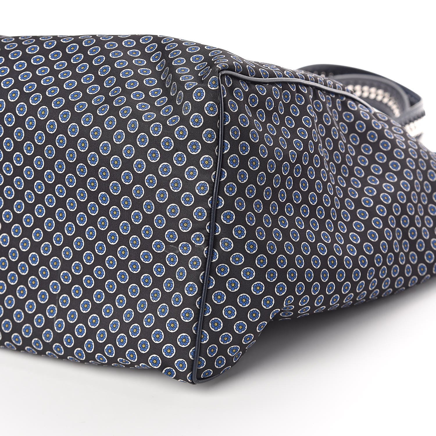 Stella McCartney Nylon Go Flower Print Falabella Tote Blue 9 of 9