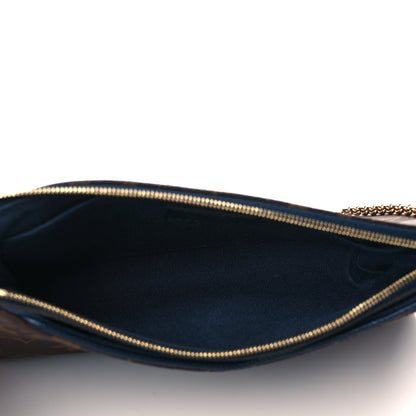 Louis Vuitton Monogram Pallas Clutch Blue Marine 5 of 10