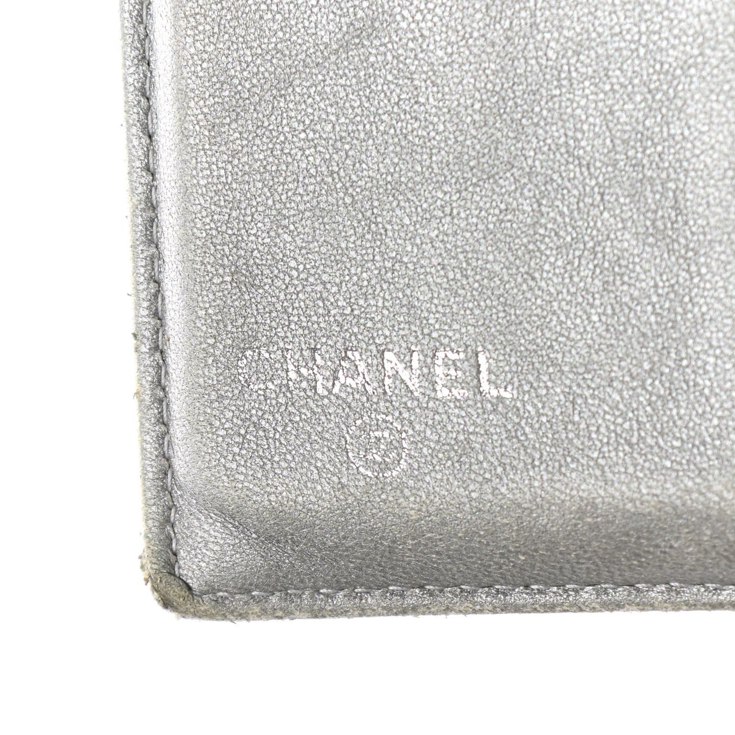 Lambskin Embossed Camellia French Wallet Black