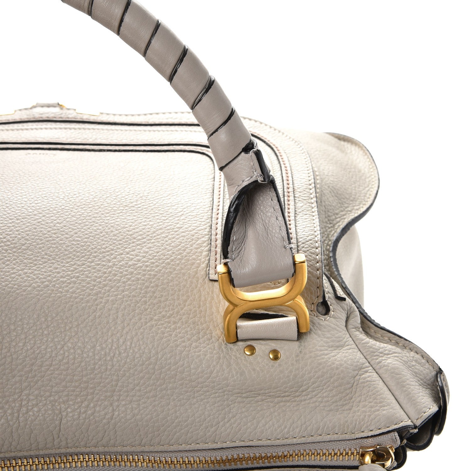 Chloe Calfskin Large Marcie Satchel Dove 13 of 16