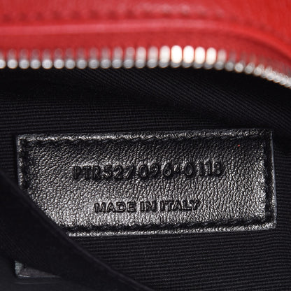 Saint Laurent Lambskin Monogram Lou Belt Bag Red 7 of 7