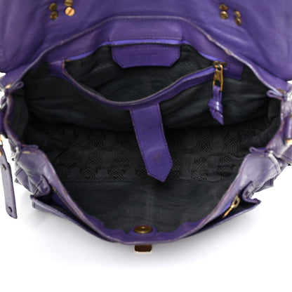 Proenza Schouler Lambskin Medium PS1 Satchel Purple Rain 4 of 30