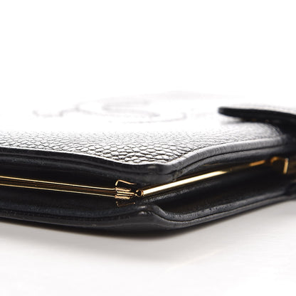 Chanel Caviar Timeless CC French Wallet Black 14 of 15