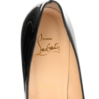 Christian Louboutin Patent Decollete 554 85 Pumps 37 Black 7 of 10