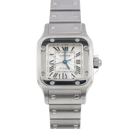 Cartier Stainless Steel 24mm Santos de Galbee Automatic Watch 1 of 9