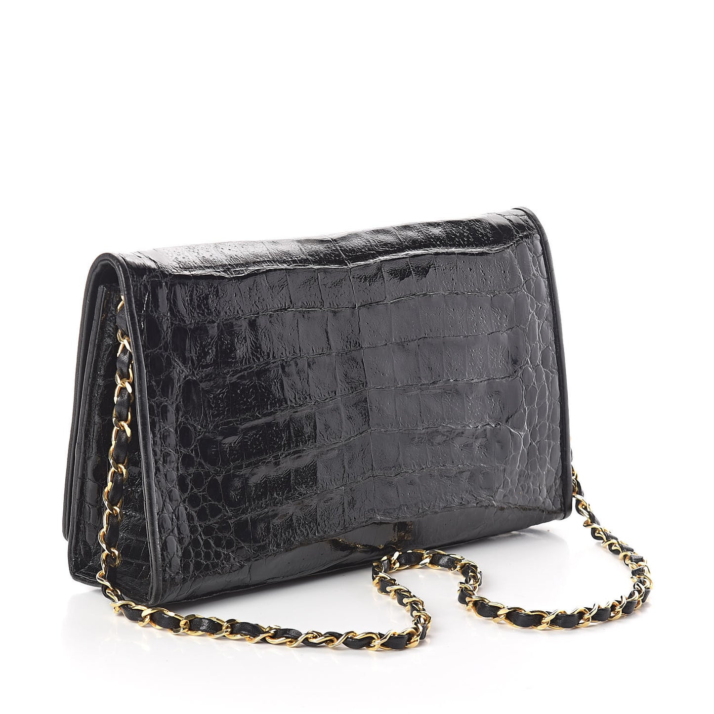 Alligator Medium Flap Black