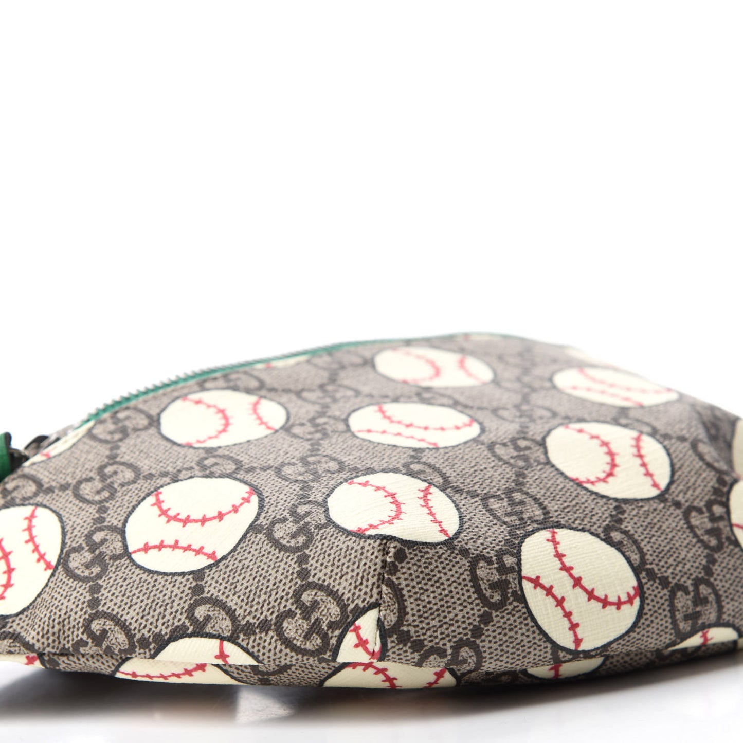 GG Supreme Monogram Baseballs Web Childrens Belt Bag