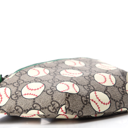 Gucci GG Supreme Monogram Baseballs Web Childrens Belt Bag 6 of 10