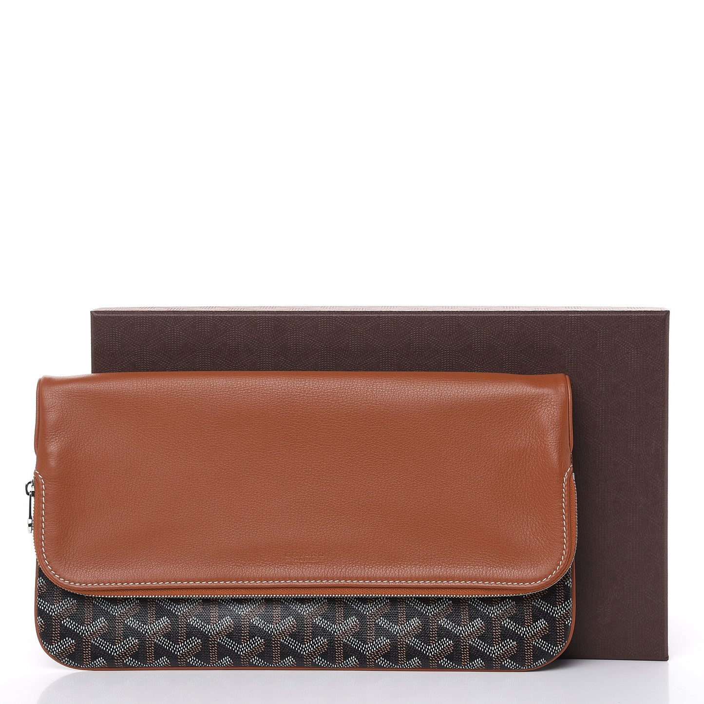 Goyardine Sainte Marie Soft Clutch Black Gold