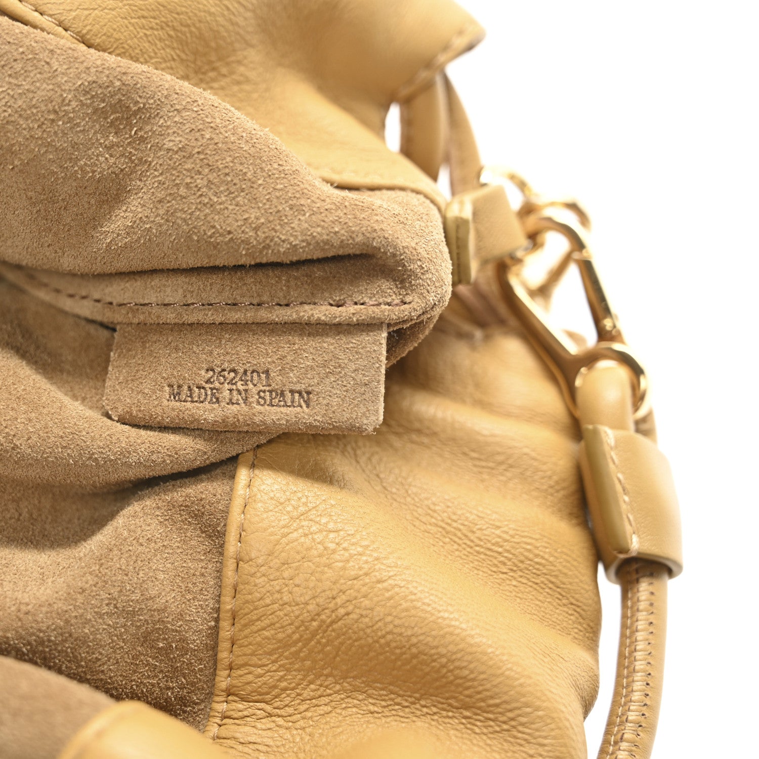 Loewe Mellow Nappa Medium Donut Chain Flamenco Knot Sahara 7 of 10