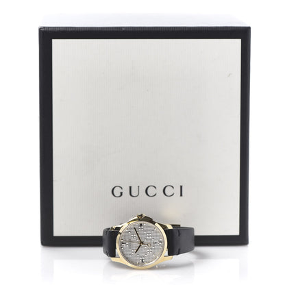Gucci Stainless Steel Calfskin 27mm G-Timeless Diamante Quartz Watch 8 of 8