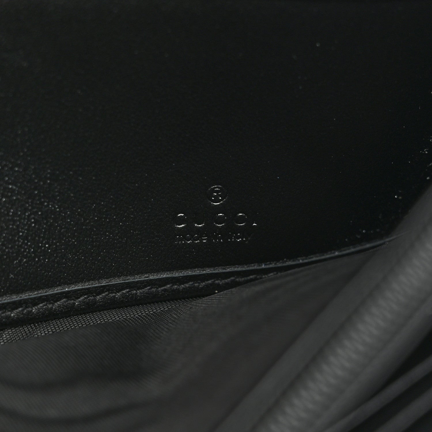 Gucci Calfskin Matelasse GG Marmont Continental Wallet Black 7 of 9