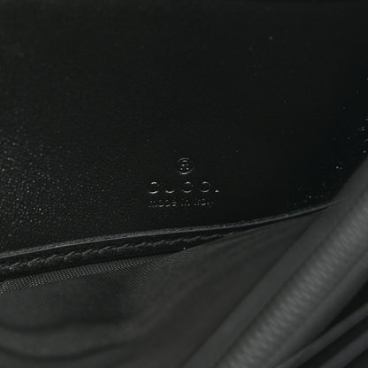 Gucci Calfskin Matelasse GG Marmont Continental Wallet Black 7 of 9