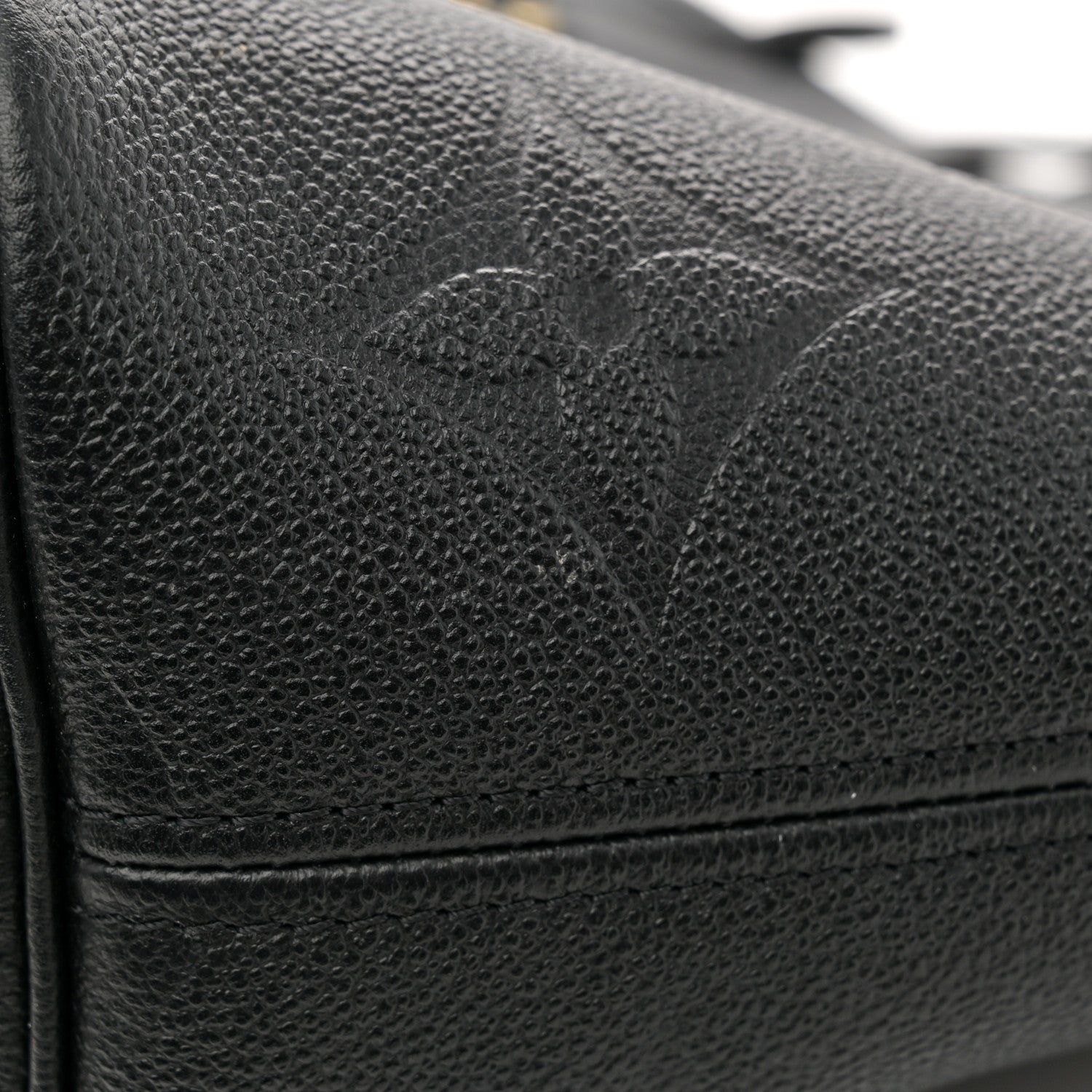 Louis Vuitton Empreinte Monogram Giant Neverfull MM Black 12 of 12