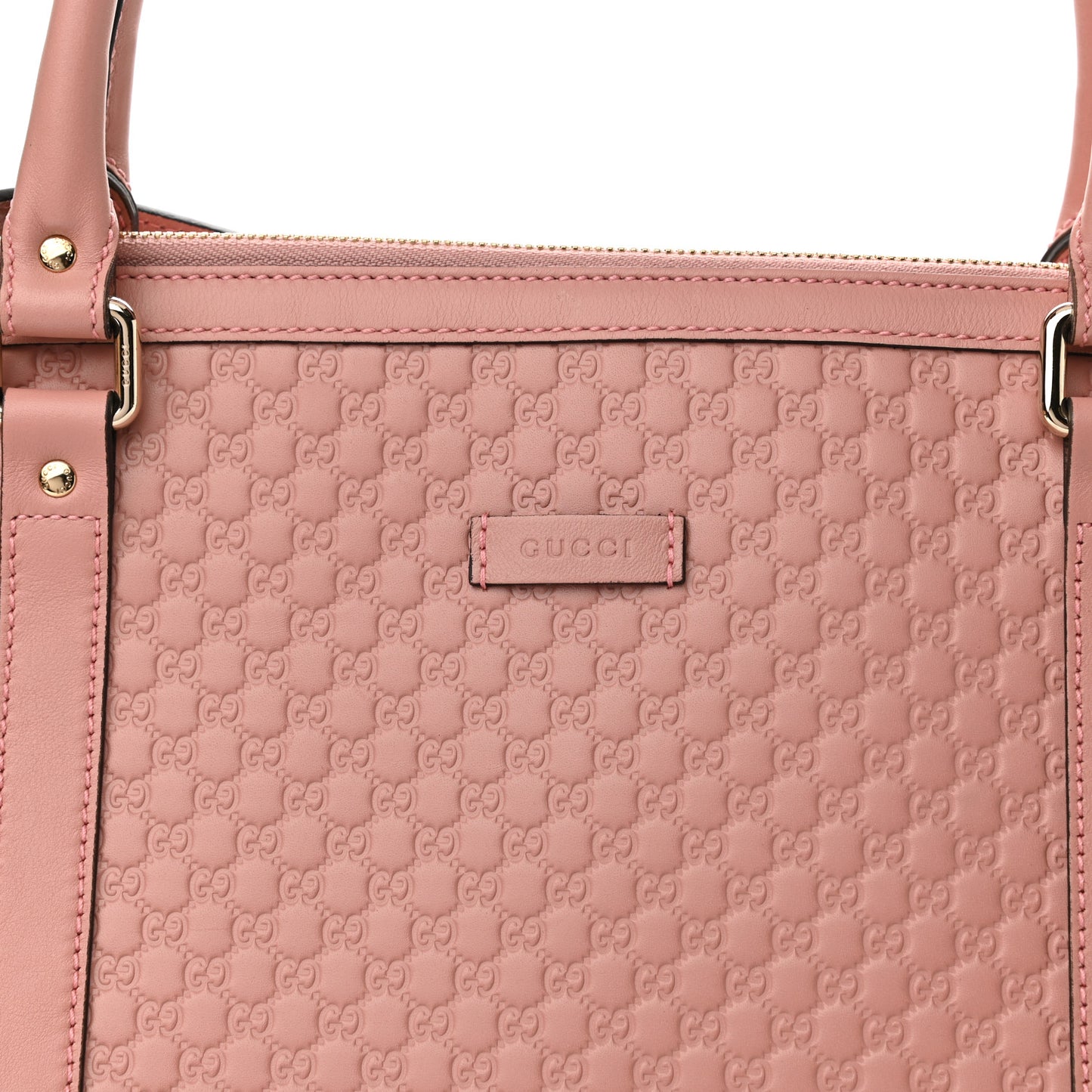 Soft Microguccissima Large Dome Satchel Soft Pink