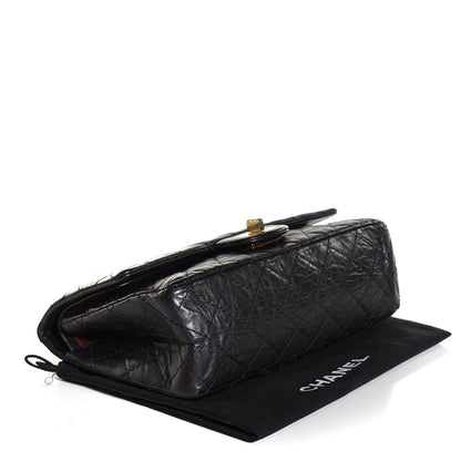 Chanel Aged Calfskin Quilted 2.55 Reissue 225 Flap Black 4 of 9
