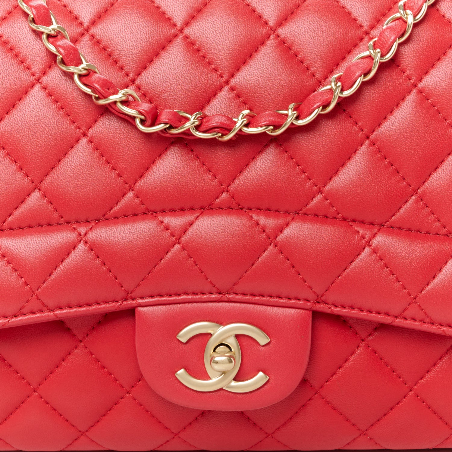 Chanel Lambskin Quilted Jumbo Mademoiselle Chic Flap Fuchsia 9 of 11