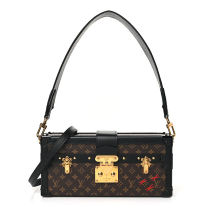 Louis Vuitton Monogram Petite Malle East West Black 1 of 9