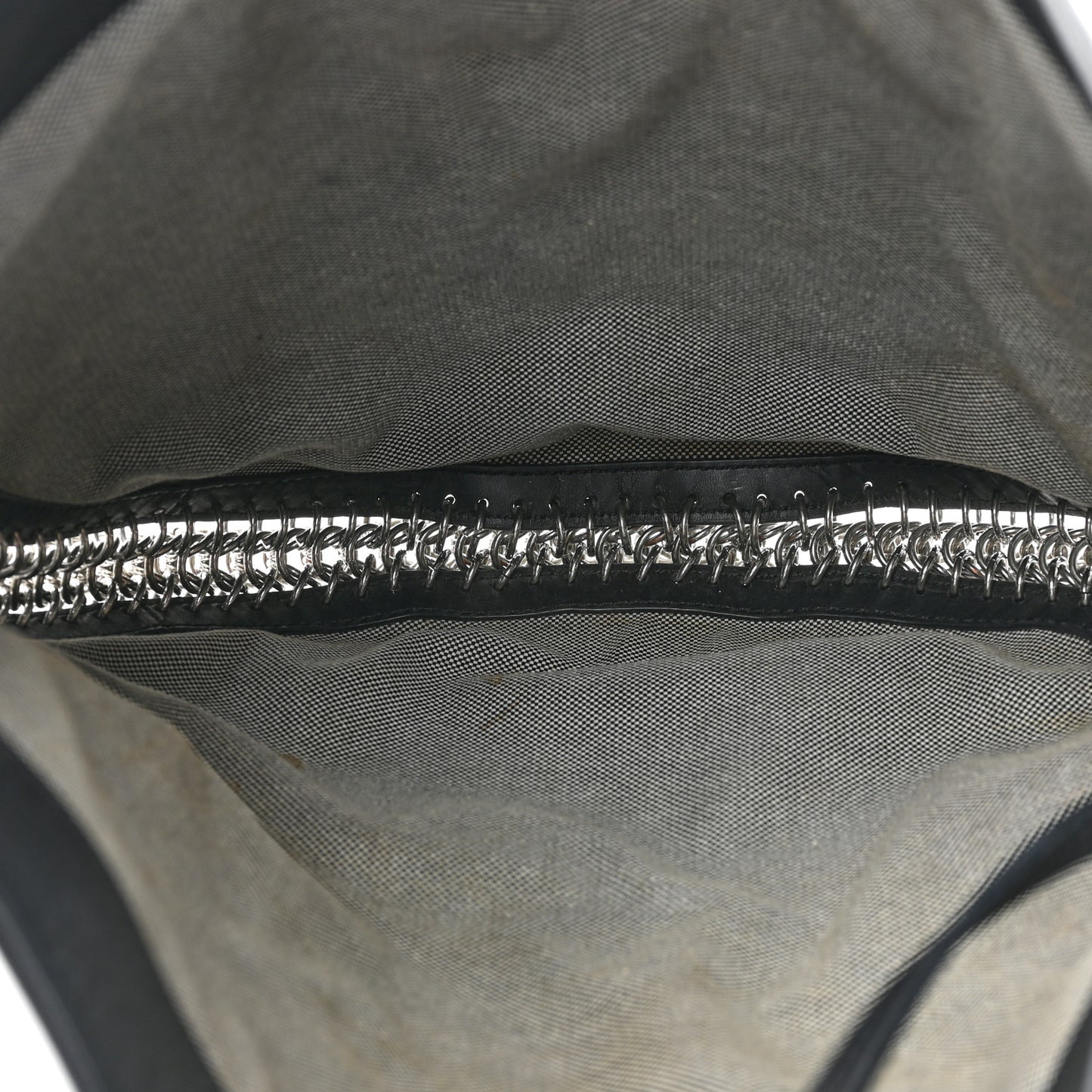 Calfskin Chain Around Roxy Hobo Black