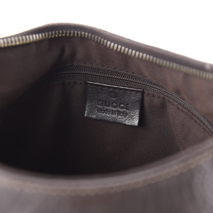 Gucci Monogram Medium D Gold Ring Hobo Dark Brown 8 of 11