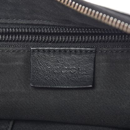 Gucci Crystal Monogram Medium Half Moon Hobo Black 8 of 12