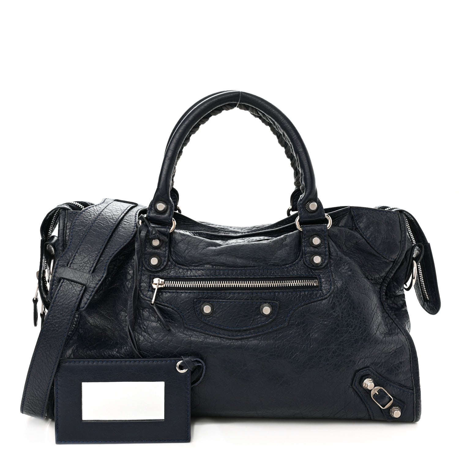 Balenciaga Agneau Giant 12 Silver Hardware City Bleu Obscur 1 of 10