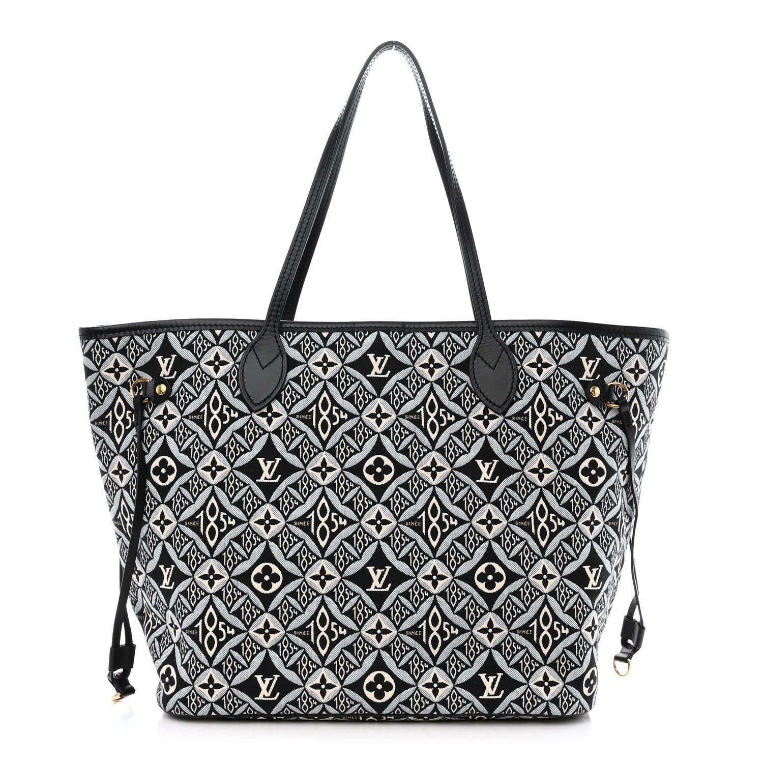Louis Vuitton Jacquard Since 1854 Neverfull MM Grey 3 of 13