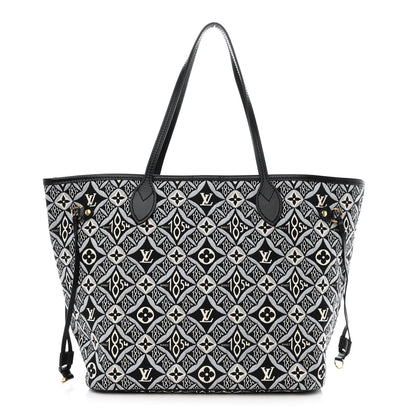 Louis Vuitton Jacquard Since 1854 Neverfull MM Grey 3 of 13