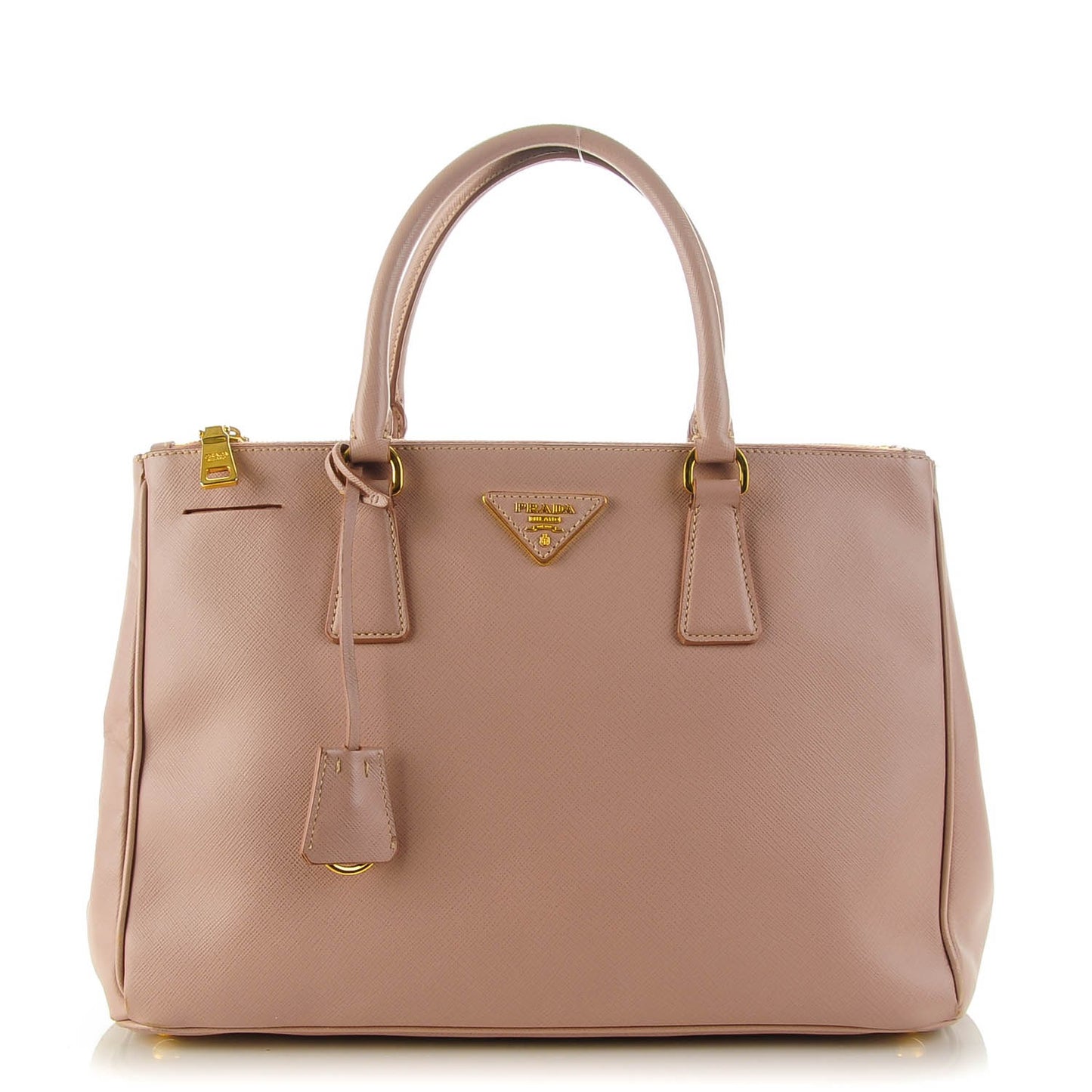Saffiano Medium Galleria Double Zip Tote Cammeo