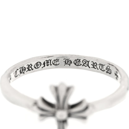 Chrome Hearts Sterling Silver Bubblegum Cross Ring 60 9 4 of 4