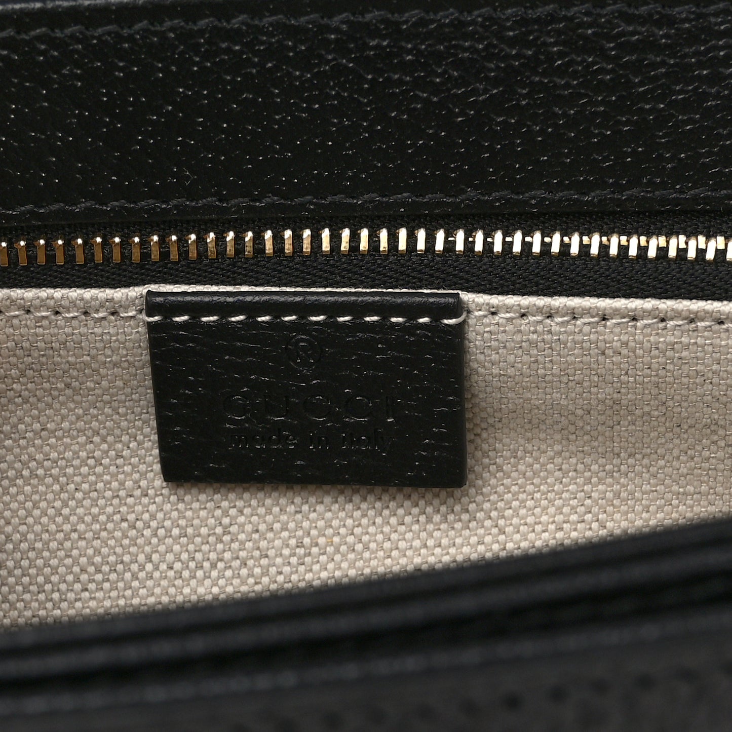 Jacquard Black Denim GG Monogram Textured Dollar Calfskin Horsebit 1955 Shoulder Bag Black Ivory