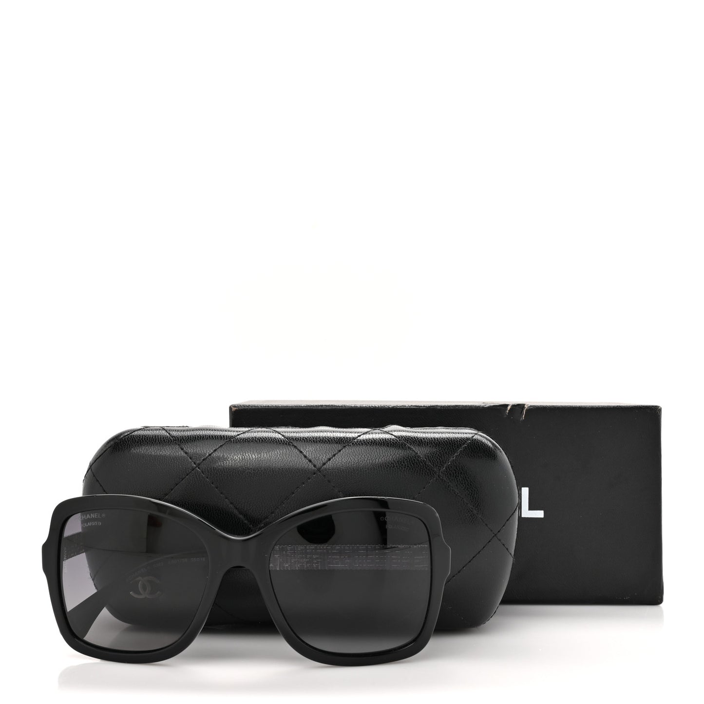 Square Winter Polarized Sunglasses 5383 Black