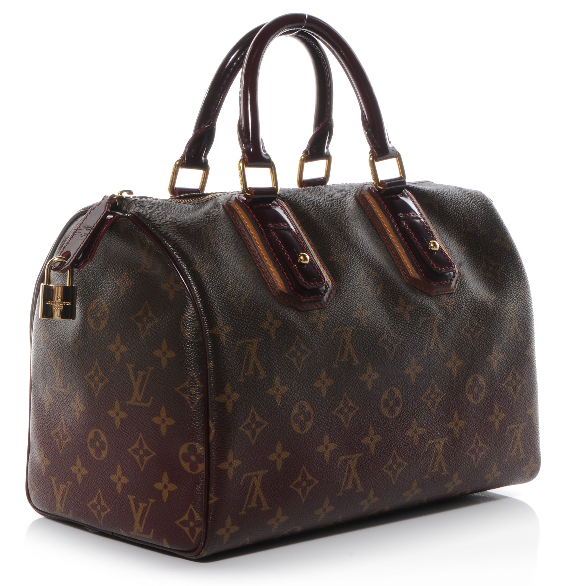 Louis Vuitton Monogram Mirage Speedy 30 Bordeaux 3 of 7
