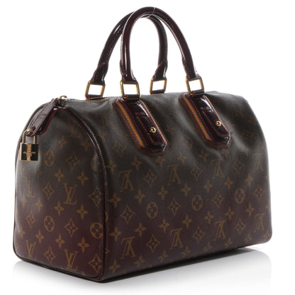 Louis Vuitton Monogram Mirage Speedy 30 Bordeaux 3 of 7