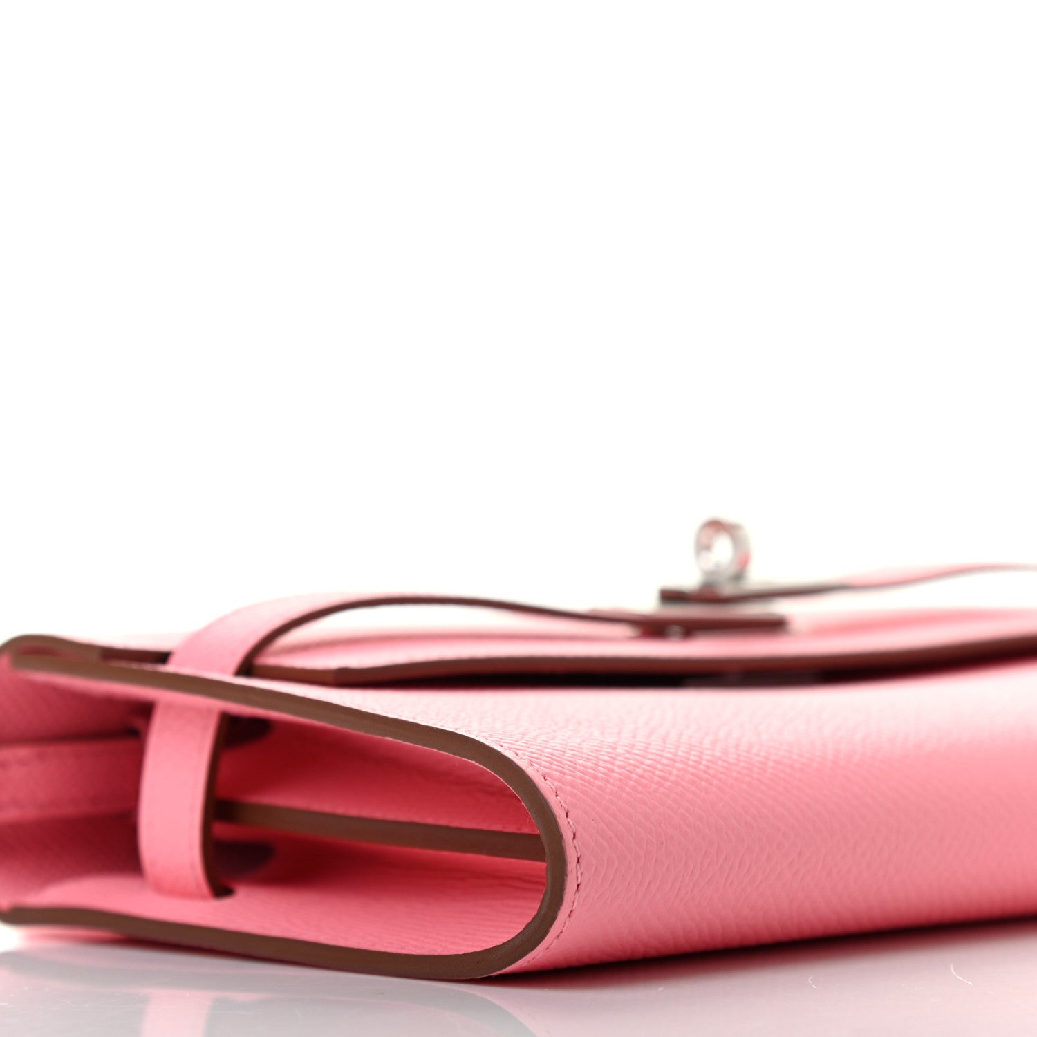 Hermes Epsom Kelly Wallet To Go Rose Confetti 7 of 8