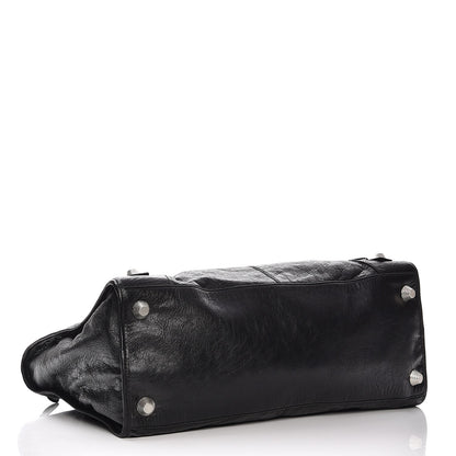 Balenciaga Agneau Giant 21 Silver Hardware Work Black 4 of 9