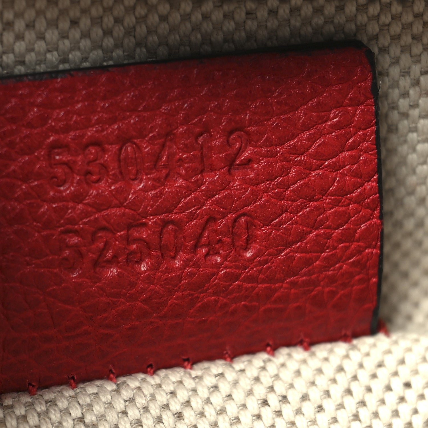 Gucci Grained Calfskin Logo Belt Bag Hibiscus Red 7 of 10
