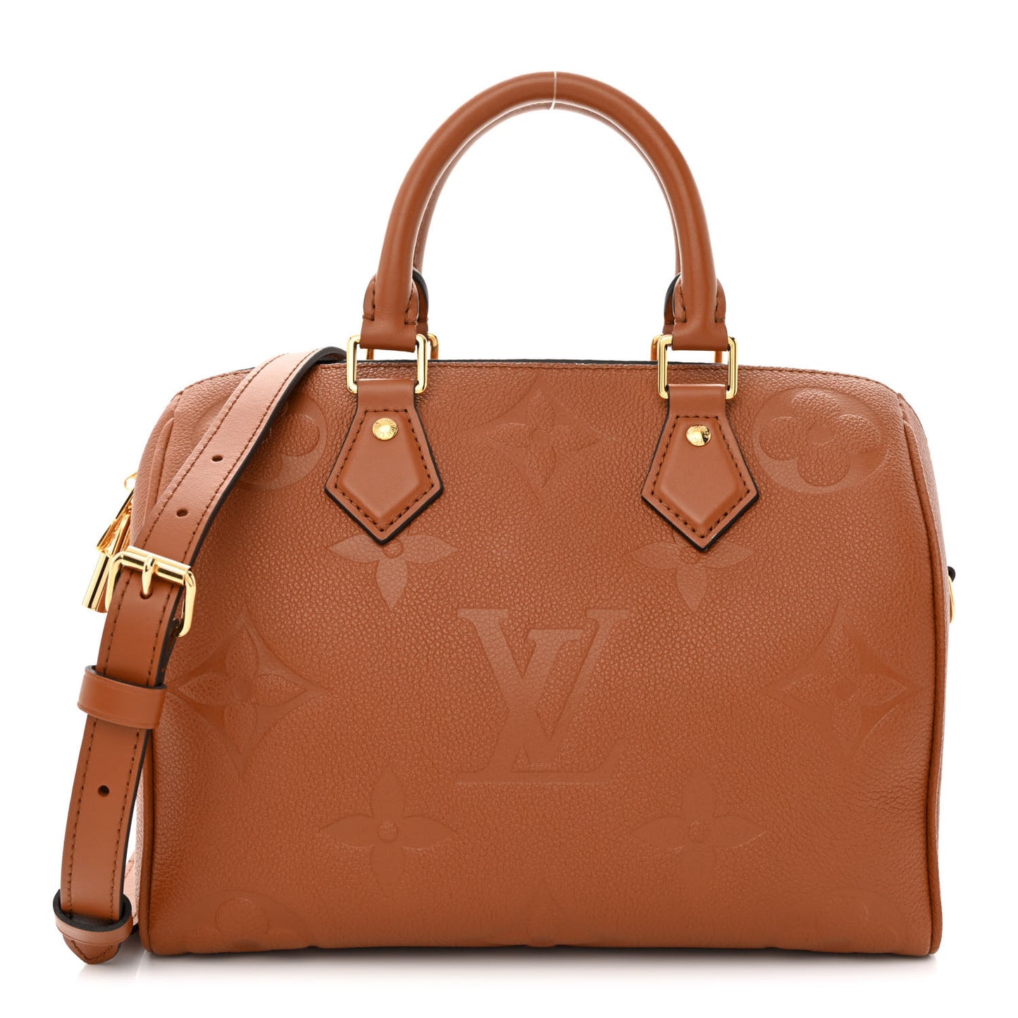 Empreinte Monogram Giant Speedy Bandouliere 25 Cognac