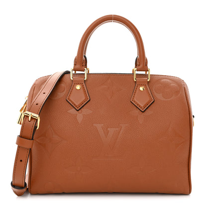 Louis Vuitton Empreinte Monogram Giant Speedy Bandouliere 25 Cognac 1 of 9