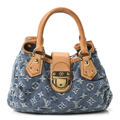 Louis Vuitton Monogram Denim Pleaty Blue 1 of 9