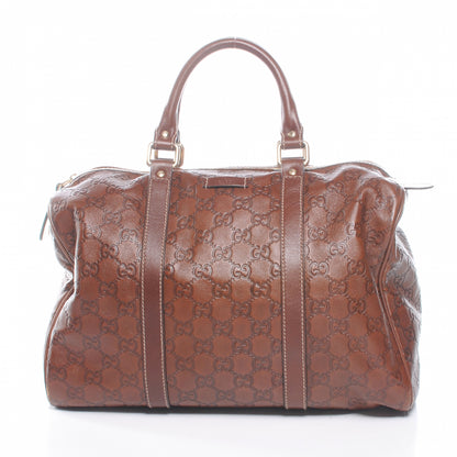 Gucci Guccissima Medium Joy Boston Brown 1 of 8