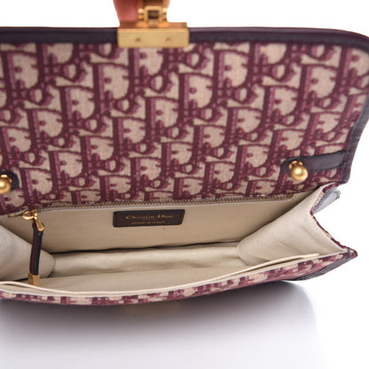 Christian Dior Oblique DiorAddict Flap Bag Burgundy 5 of 9