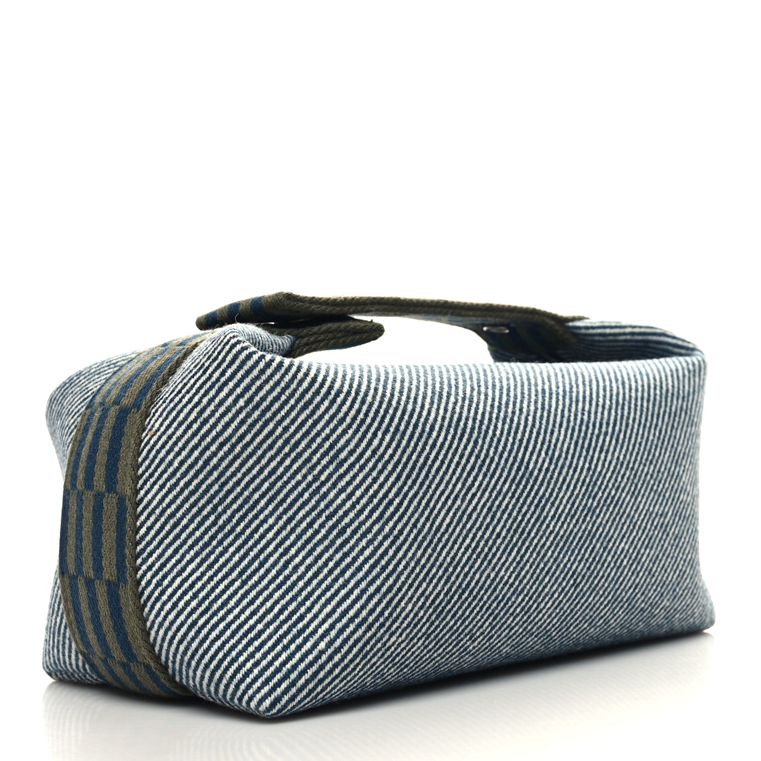 Hermes Canvas Small Bride-A-Brac H Natte Pouch Bleu Abysse 3 of 9