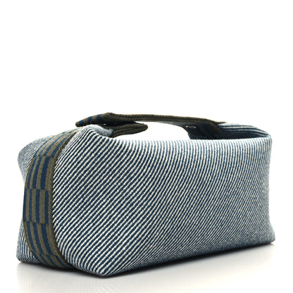 Hermes Canvas Small Bride-A-Brac H Natte Pouch Bleu Abysse 3 of 10