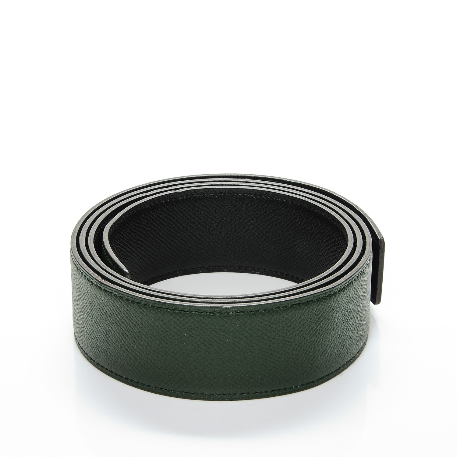 Hermes Epsom 42mm Belt Strap 110 Black Vert Anglais 2 of 7
