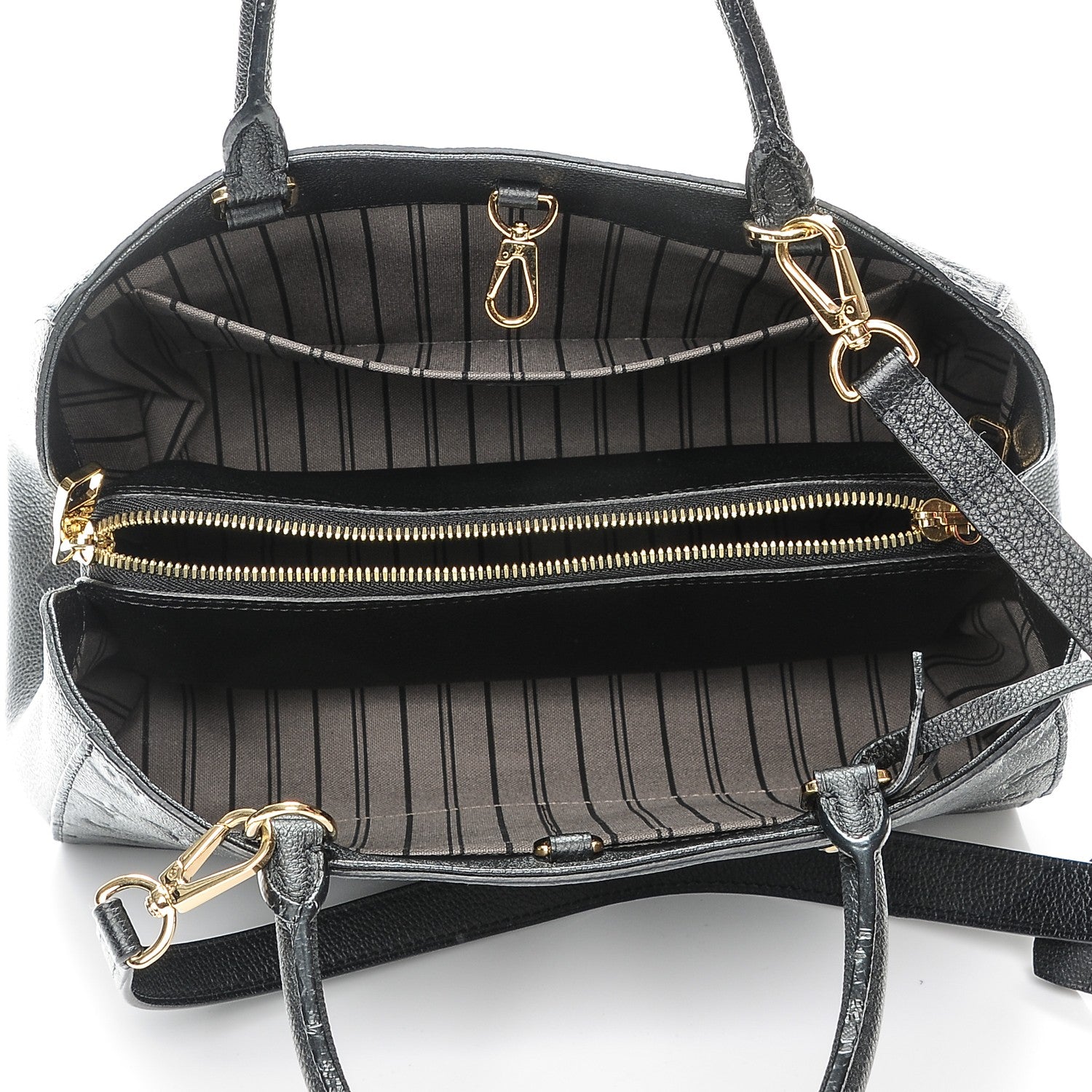 Louis Vuitton Empreinte Montaigne MM Black 5 of 7