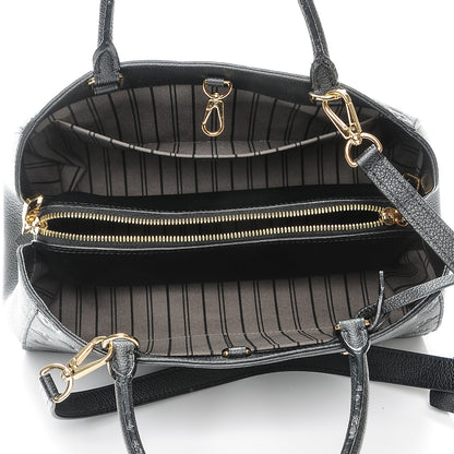 Louis Vuitton Empreinte Montaigne MM Black 5 of 7
