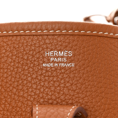 Hermes Taurillon Clemence Evelyne III PM Gold 6 of 11